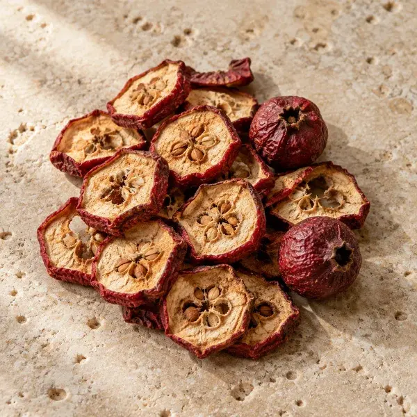 Dried hawthorn berry slices